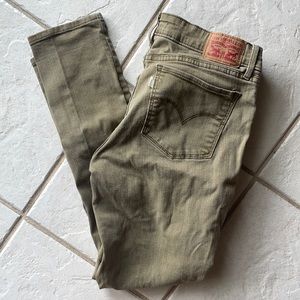 Women’s Levi Khaki Jeans Skinny 711 30x32